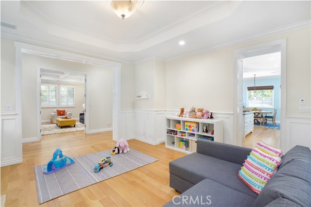 Formal dining room (currently a playroom)