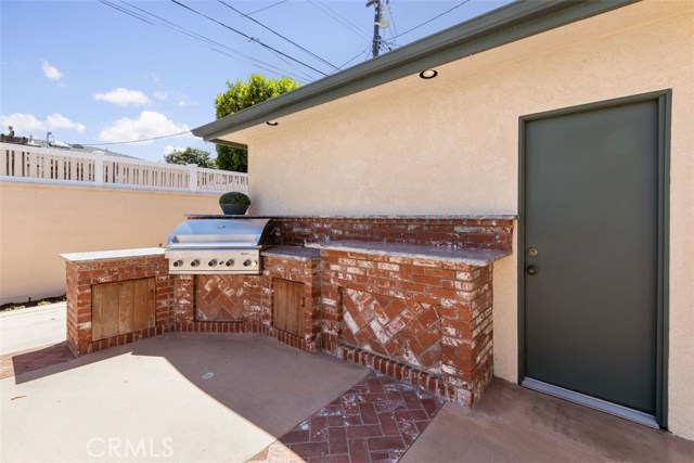 Built in BBQ Island with underneath storage - all you need to do is add some fun