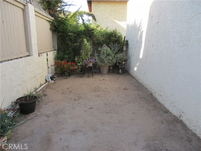 Rear of property next to garage