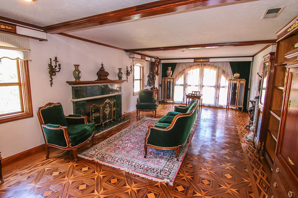 Living/Family Room with Imported Wood Floors