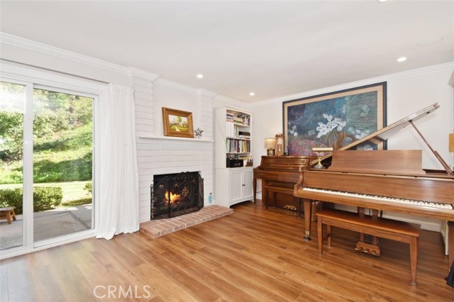 Living Area with Fireplace