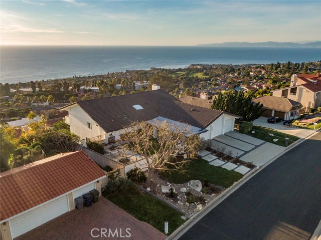 Aerial North View Front of House