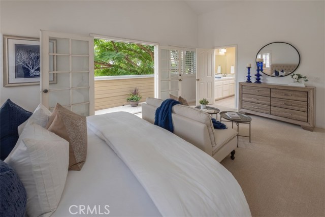 Bedroom #1. Largest of all four. Private bathroom and deck