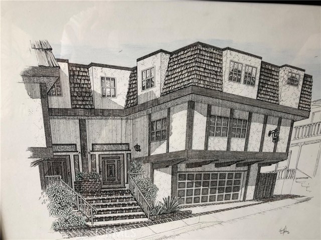 Original as built when new Townhome Sketch