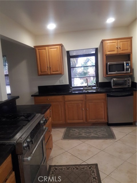 Kitchen Sink & Partial Island View