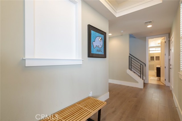 Spacious and welcoming front entrance
