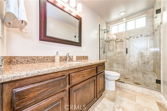 Fully remodeled lower bathroom