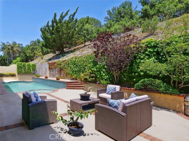 Patio in Backyard