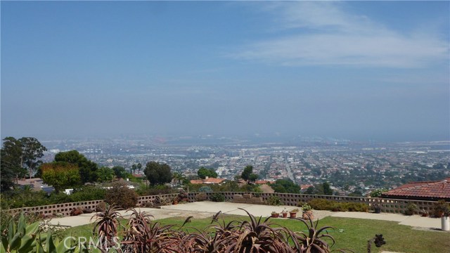 Hazy day today..view of the Harbor