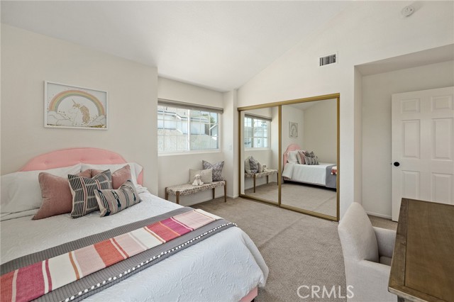 Bedroom number 2 and 2 door closet.