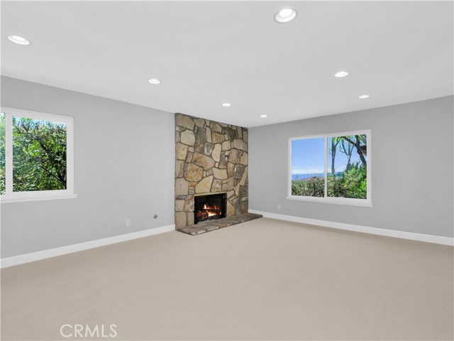 Ocean view from living room (fire is photographer's graphic insertion, not real) Ocean view from living room (fire is photographer's graphic insertion, not real)