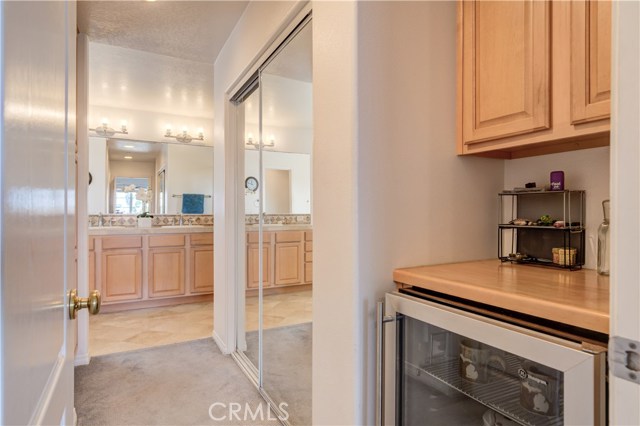 Wine Fridge in Main Bedroom retreat