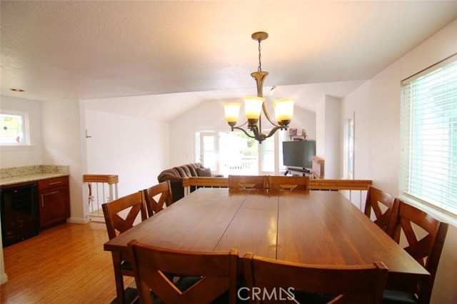Dining area view from kitchen