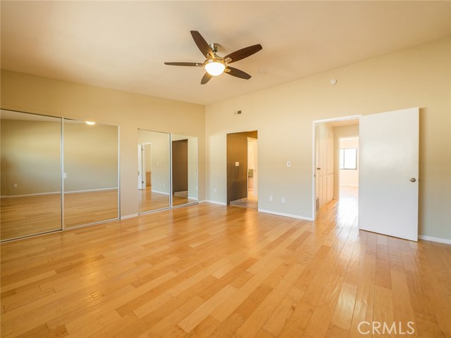 Spacious master bedroom with plenty of closet space.