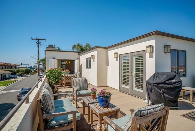 Accessible and commanding deck space is "L" shape wrapping around the third level creating three usable areas to enjoy.