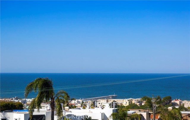 Ocean view from living room window