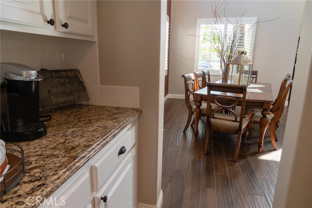 Butler's pantry leading into dining room