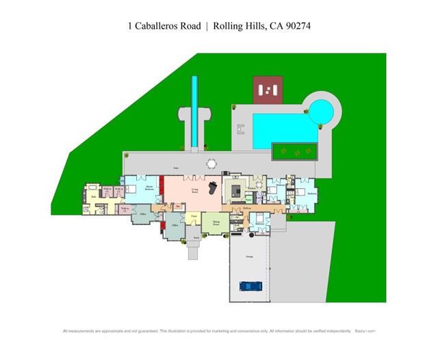 1 Caballeros Road, Rolling Hills, California 90274, 5 Bedrooms Bedrooms, ,4 BathroomsBathrooms,Residential,Sold,Caballeros,PV21122807