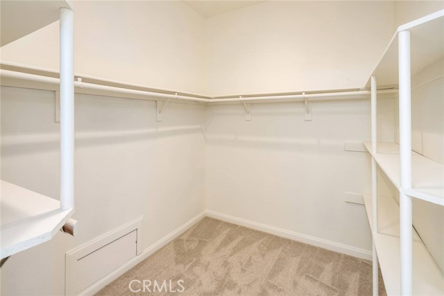 The Master bedroom closet.