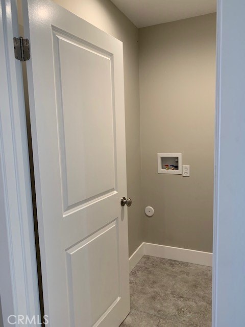 Entrance to upstairs laundry room.