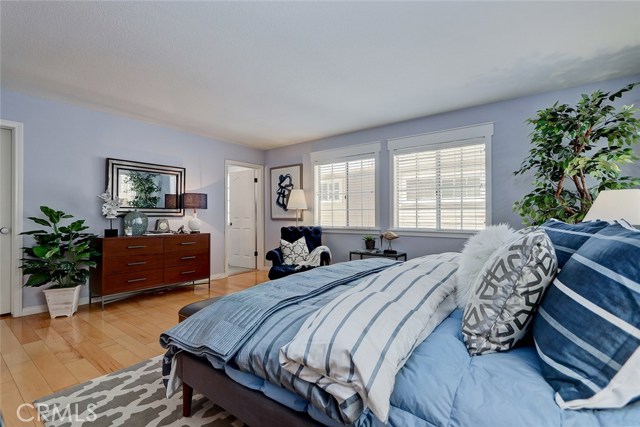 Plenty of room for a comfy seating area plus your dresser.