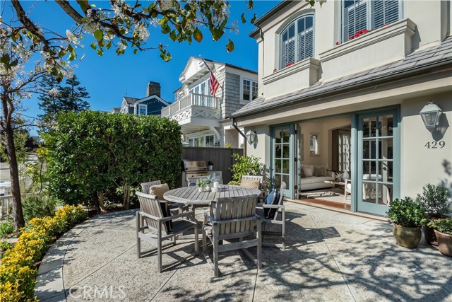 Sunny front patio
