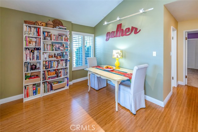 The large Dining Area, adjacent to the Kitchen and Breakfast Bar, is great for entertaining.