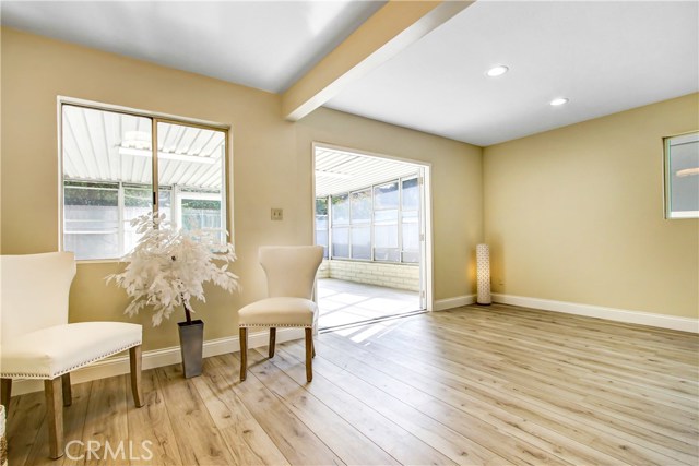 Dining room area next to the kitchen