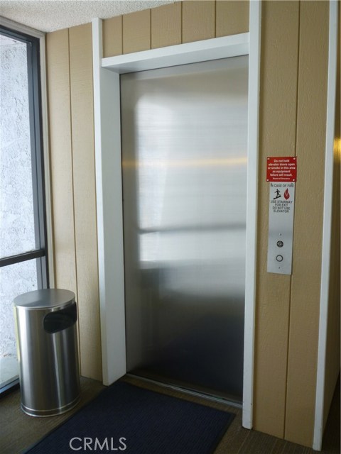 Elevator from the subterranean parking level to the 3rd floor.