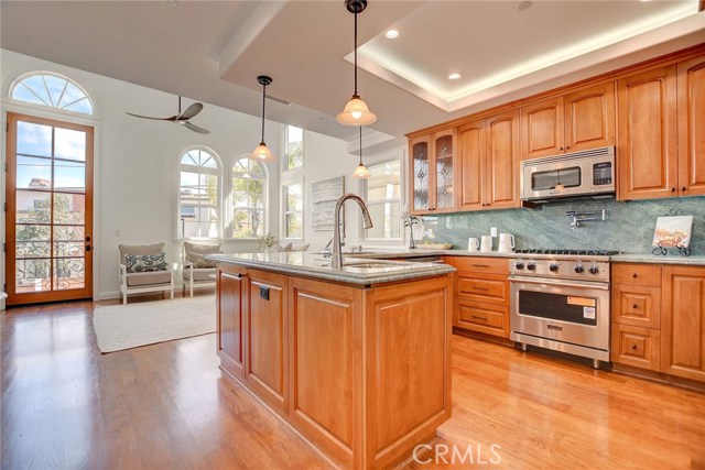 2nd Level . . . Living and Kitchen Open Floor Plan