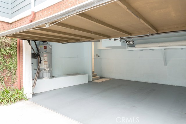 Two car garage with direct access