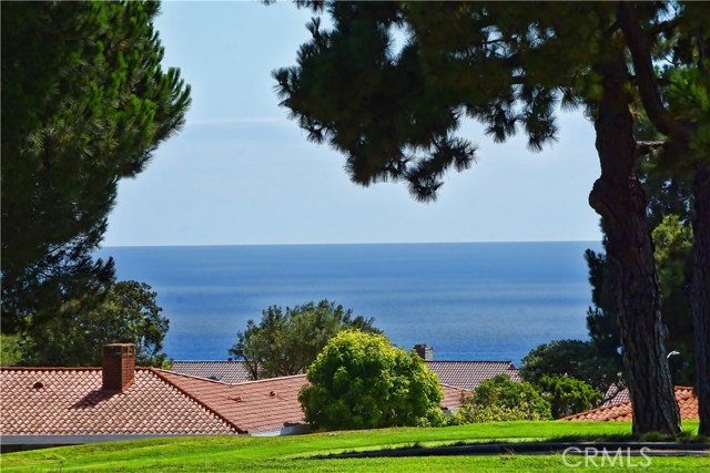 Ocean View zoomed beyond green Golf Course