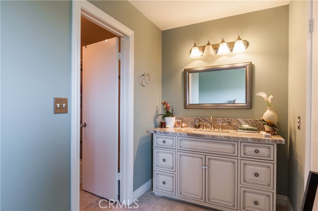 Updated Vanity area of second Master Bedroom.