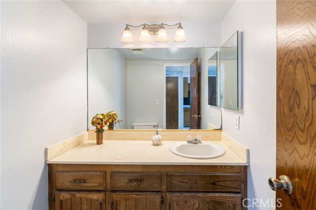 Main level powder room