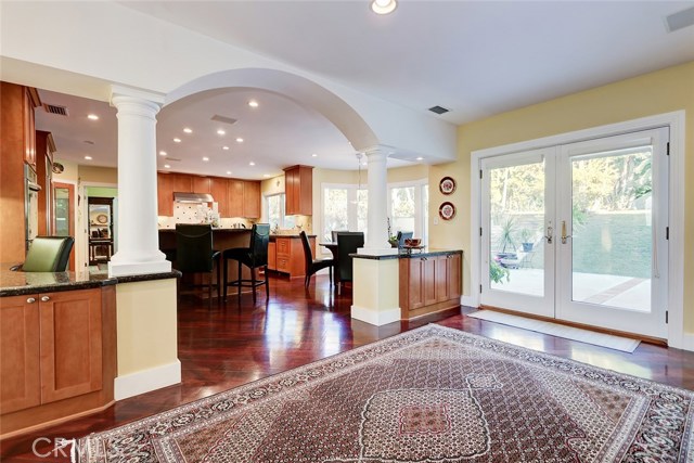 Kitchen view from Family Room