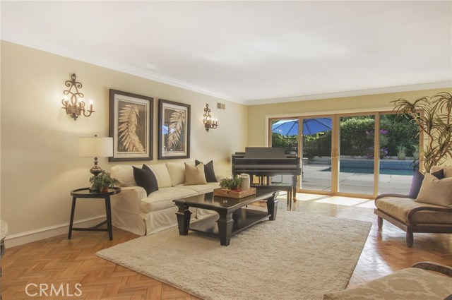 Welcoming living room with fireplace