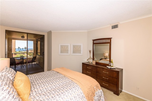 Master Bedroom Opens to Deck with Ocean View from the Bed