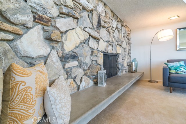 Fireplace has such a sophisticated feeling~