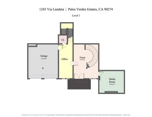 Entry level floor plan