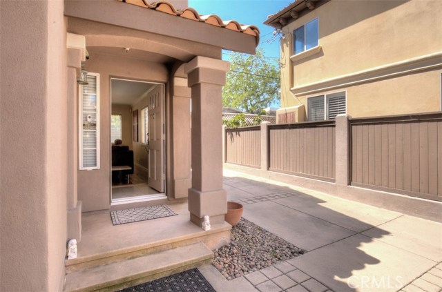 Entry and additional parking