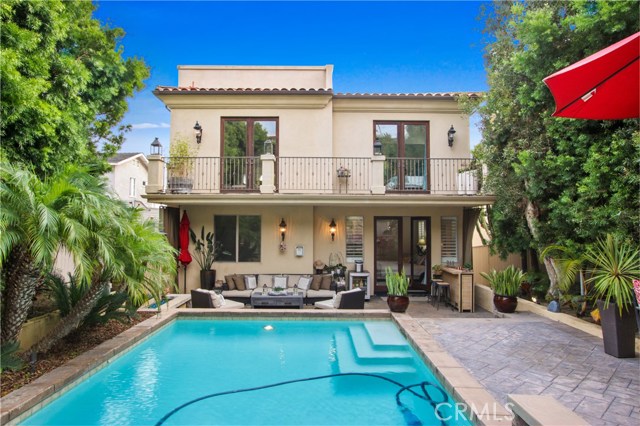 Back view of the property