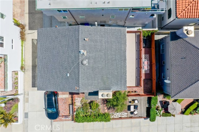 Aerial view from directly above