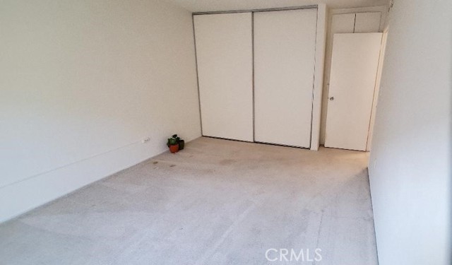 North Bedroom in Lower Unit facing Closet