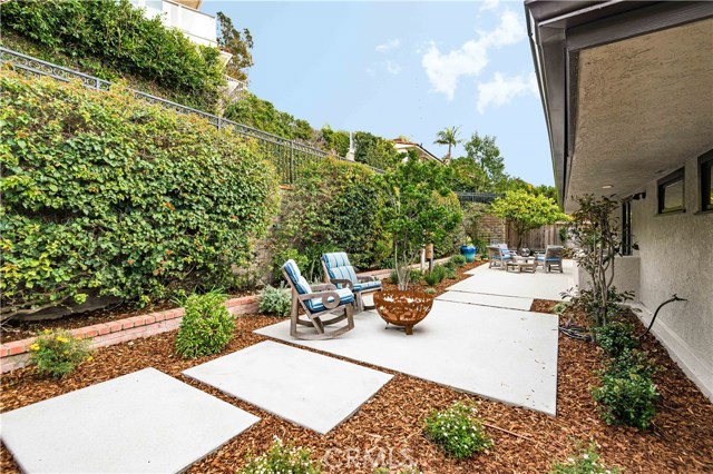 Backyard patio