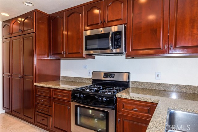 Fully remodeled kitchen.