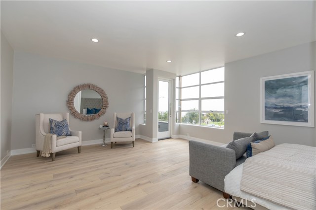 Master Bedroom Facing West with Ocean View