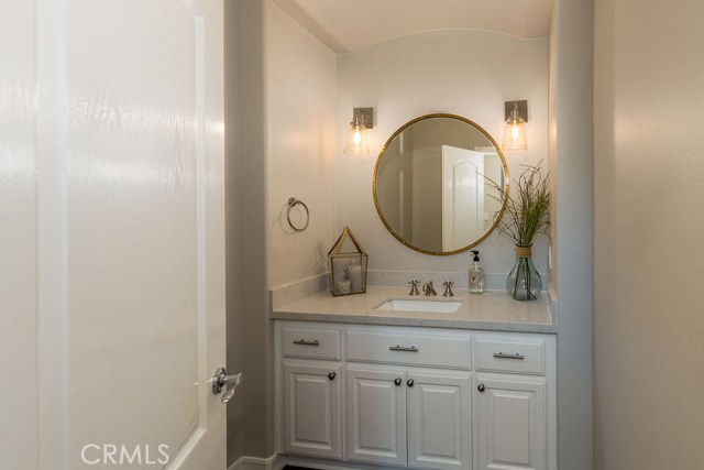 Updated powder room