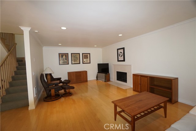 Large Living room pictured with furniture.