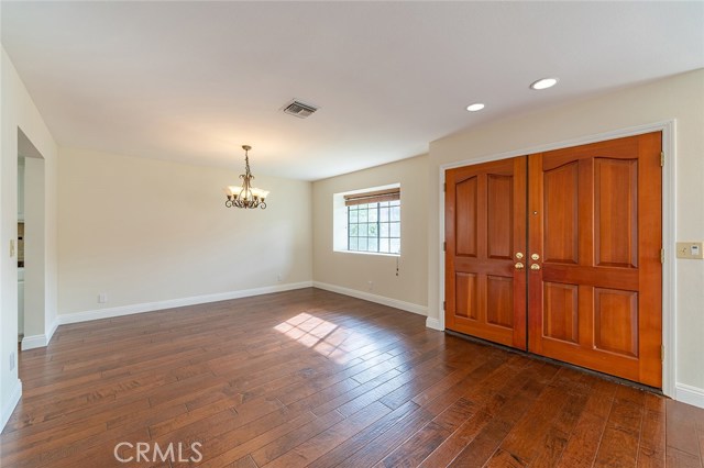 Dining area opens directly to kitchen and living room.