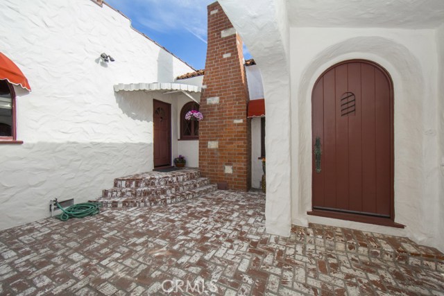 Interior Courtyard leading to front door